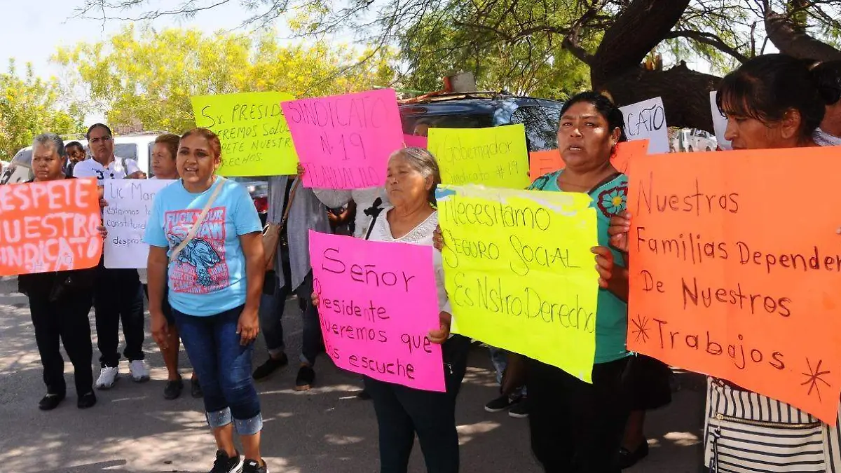 20 Sindicalizados de Tlahualilo piden solución a la falta de pago2